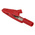 Hirschmann Test & Measurement Crocodile Clip 2 mm Connection, Brass, Bronze Contact, 8A, Red