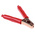 Mueller Electric Crocodile Clip, Copper-Plated Steel Contact, 200A, Red