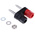 Abbatron 30A, Black, Red Binding Post With Brass Contacts and Tin Plated
