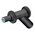 Staubli Black, Male to Female Test Connector Adapter and Nickel Plated - Socket Size: 4mm