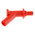 Staubli Red, Male to Female Test Connector Adapter and Nickel Plated - Socket Size: 4mm