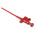 Hirschmann Test & Measurement Red Grabber Clip with Pincers, 4A, 60V, 4mm Socket