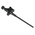 Hirschmann Test & Measurement Black Grabber Clip with Pincers, 5A, 60V dc, 4mm Socket