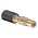 Staubli Black, Male to Female Test Connector Adapter With Brass contacts and Gold Plated - Socket Size: 2mm