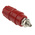 Hirschmann Test & Measurement 4mm Red Terminal Post, 60V dc, 63A, M6 x 0.75 Thread