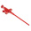 Hirschmann Test & Measurement Red Grabber Clip with Pincers, 4A, 60V dc, 4mm Socket