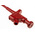 Hirschmann Test & Measurement Red Grabber Clip with Pincers, 4A, 60V dc, 4mm Socket