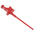 Hirschmann Test & Measurement Red Grabber Clip with Pincers, 4A, 60V dc, 4mm Socket