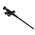 Hirschmann Test & Measurement Black Grabber Clip with Pincers, 4A, 60V dc, 4mm Socket