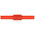 Staubli Red, Female Banana Coupler With Brass contacts and Nickel Plated - Socket Size: 4mm