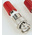 Telegartner Red, Male Binding Post With Brass contacts and Gold Plated - Socket Size: 4mm