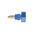 Schutzinger 4mm Blue Terminal Post, 1kV, 100A, M8 x 0.75 Thread