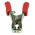 Mueller Electric Crocodile Clip, 40A, Red