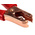 Mueller Electric Crocodile Clip, Copper-Plated Steel Contact, 200A, Black, Red