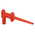 Staubli Red Grabber Clip with Pincers, 1A, 300V, 2mm Socket