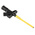 Hirschmann Test & Measurement Black Hook Clip with , 20A, 1000V ac/dc, 4mm Socket