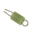 RS PRO 1mm Green Terminal Post
