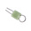 RS PRO 1.32mm Green Terminal Post