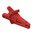Electro PJP Alligator Clip, Nickel Plated Brass Contact, 10A, Red
