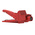 Electro PJP Alligator Clip, Nickel-Plated Steel Contact, 20A, Red