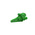 Electro PJP Alligator Clip, Nickel-Plated Steel Contact, 20A, Green