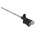 Electro PJP Black Grabber Clip with Pincers, 6A, 1kV, 4mm Socket