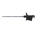 Electro PJP Black Grabber Clip with Pincers, 6A, 1kV, 4mm Socket