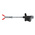 Electro PJP Alligator Clip, Nickel-Plated Steel Contact, 6A, Black