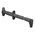 Staubli Black Grabber Clip with Right Angle Jaws, 5A, 4mm Socket