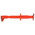 Staubli Red Grabber Clip with Right Angle Jaws, 5A, 4mm Socket