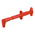 Staubli Red Grabber Clip with Right Angle Jaws, 5A, 4mm Socket
