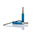 Staubli Blue, Male to Female Test Connector Adapter With Brass contacts and Nickel Plated - Socket Size: 4mm