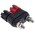 RS PRO 4mm Black, Red Terminal Post, 30A, 2BA Thread