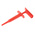 Mueller Electric Red Hook Clip, 15A, 1kV, 4mm Socket