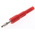 Mueller Electric Red, Male to Female Test Connector Adapter With Beryllium Copper, Brass contacts and Nickel Plated