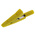 Hirschmann Test & Measurement Crocodile Clip 2 mm Connection, Brass, Bronze Contact, 8A, Yellow
