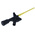 Hirschmann Test & Measurement Black Grabber Clip with Pincers, 3A, 1000V ac/dc, 2mm Socket