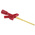 Hirschmann Test & Measurement Red Grabber Clip with Pincers, 3A, 1000V ac/dc, 2mm Socket