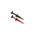 Fluke Red/Black Hook Clip with , 3A