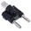 Fluke Black, Male Test Connector Adapter With Nickel Plated Beryllium Copper contacts and Nickel Plated