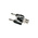 Fluke Black, Male Test Connector Adapter With Nickel Plated Beryllium Copper contacts and Nickel Plated