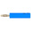 Staubli Blue, Male to Female Test Connector Adapter With Brass contacts and Gold Plated - Socket Size: 4mm