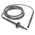Staubli Test lead, 10A, 5kV, Black