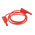 Staubli, 32A, 1 kV, Red, 1m Lead Length
