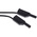 Staubli, 32A, 1 kV, Black, 1m Lead Length