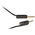 Staubli 1 mm Connector Test Lead, 3A, 30 V ac, 60V dc, Black, 300mm Lead Length