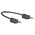 Staubli 2 mm Connector Test Lead, 10A, 30 V ac, 60V dc, Black, 300mm Lead Length