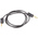 Staubli 2 mm Connector Test Lead, 10A, 30 V ac, 60V dc, Black, 500mm Lead Length