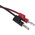 Pomona BNC Test Lead, 500V ac, Black, Red, 140mm Lead Length