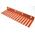 Pomona 1508/POM Orange Test Lead Holder, 14 Slots, 5.33mm Cable Dia.